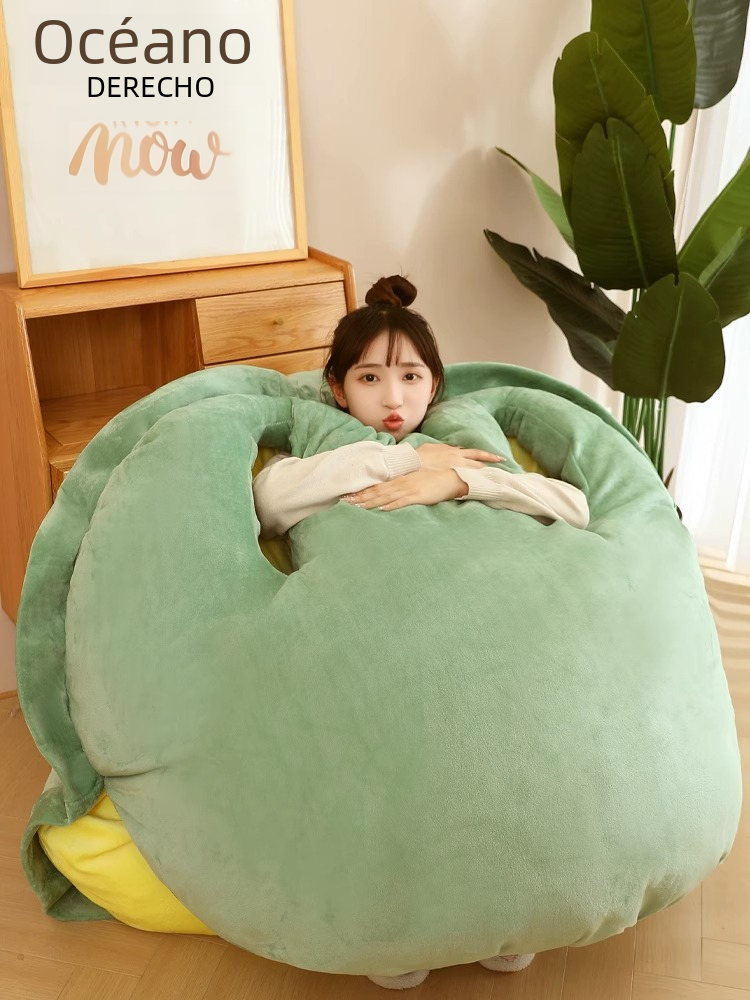 Turtle Shell Pillow Wearable Sleeping Bag Plush Toy