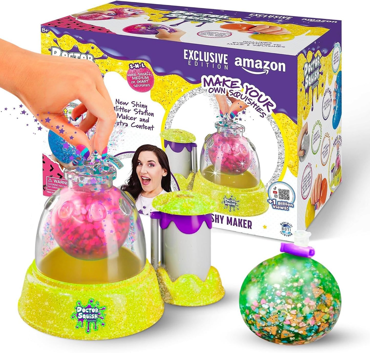 Doctor Squish - Squishy Maker Station - Amazon Exclusive Edition - Create Your Very Own Squishies! DIY for Ages 8 & Up